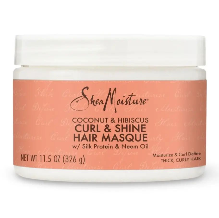 SHEAMOISTURE - COCONUT & HIBISCUS CURL & SHINE HAIR MASQUE 340G