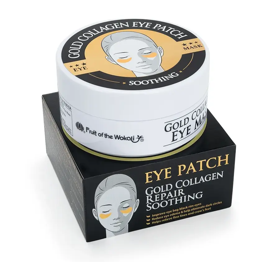 FRUIT OF THE WOKALI - GOLD COLLAGEN SOOTHING EYE PATCHES 60PATCHES