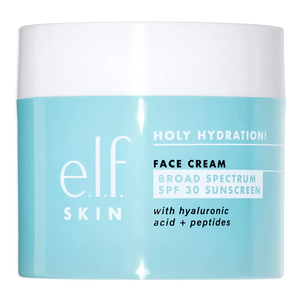 E.L.F - HOLY HYDRATION! BROAD SPECTRUM SUNSCREEN FACE CREAM SPF30 50G