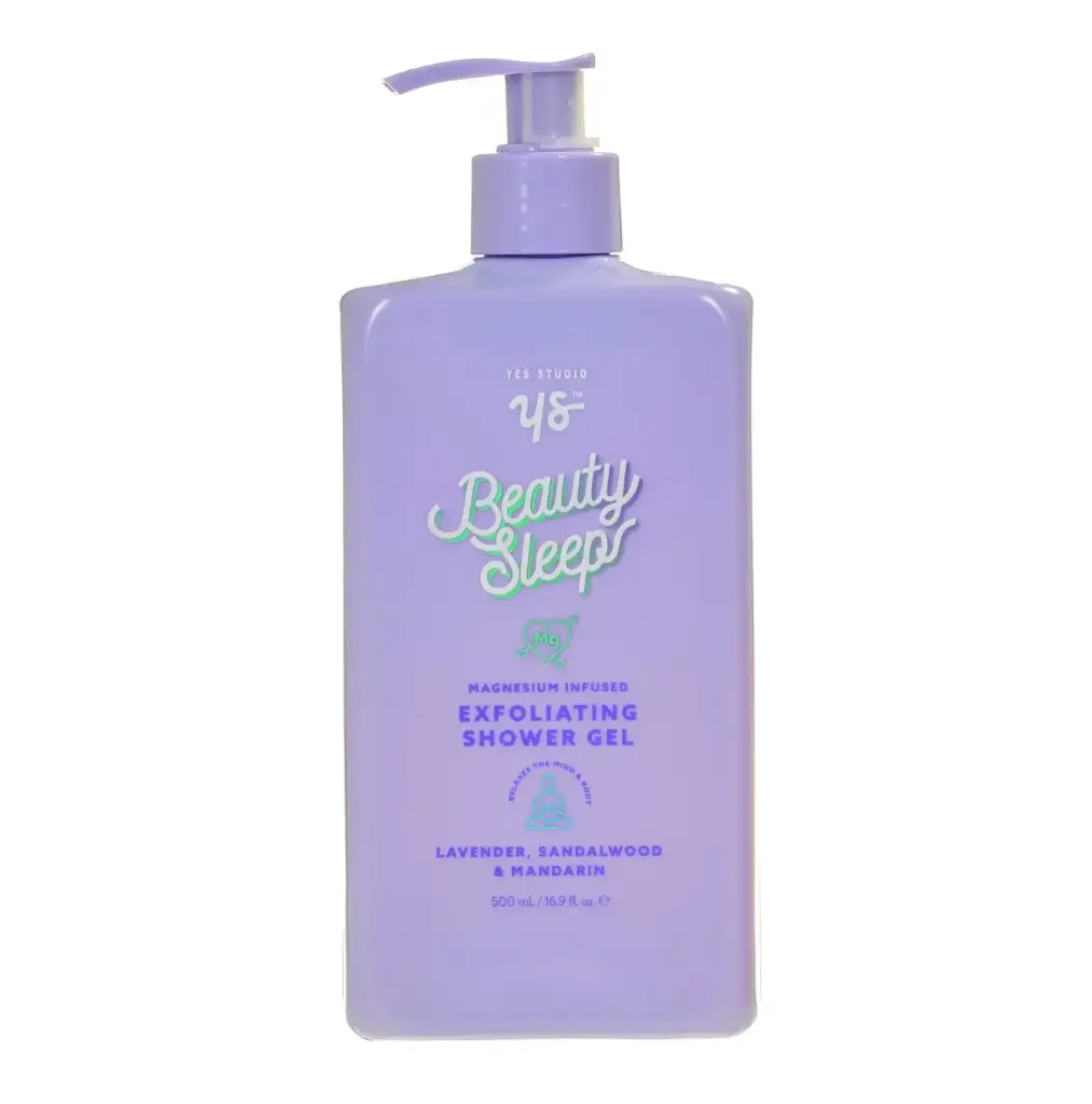YES STUDIO - LAVENDER, SANDALWOOD & MANDARIN EXFOLIATING SHOWER GEL 500ML