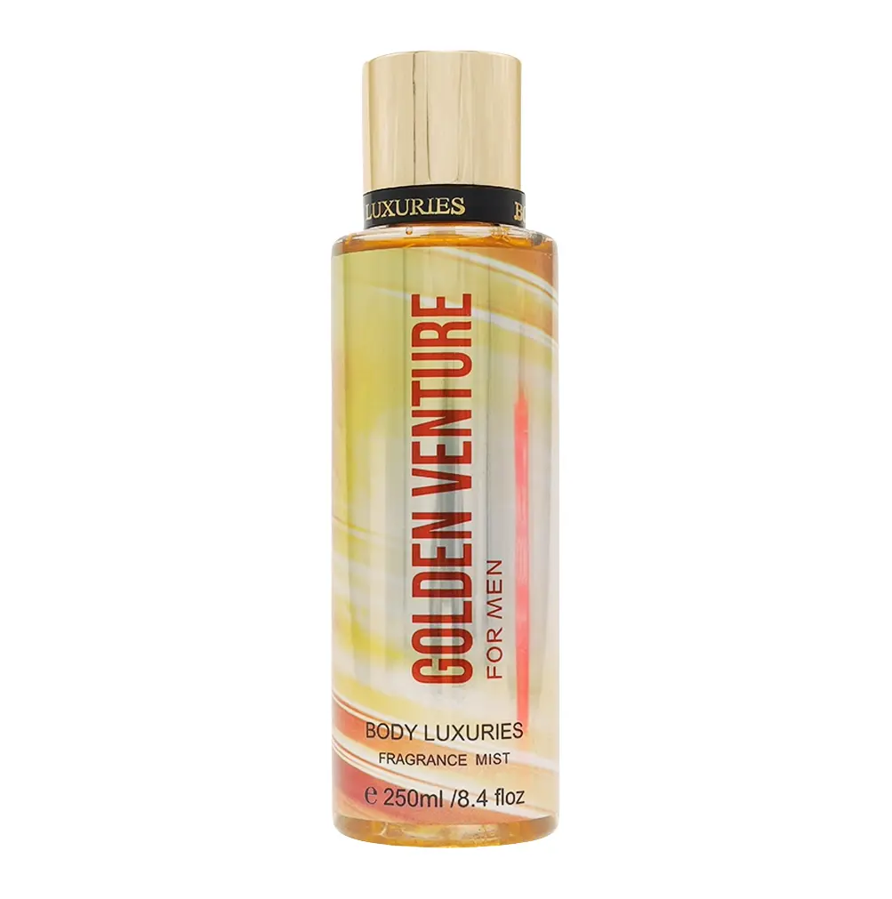 BODY LUXURIES - GOLDEN VENTURE FRAGRANCE MIST FOR MEN 250ML