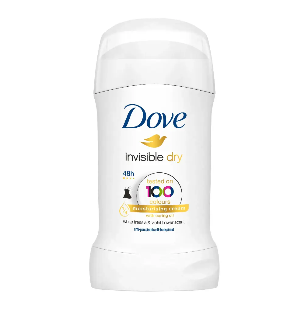 DOVE - INVISIBLE DRY ANTIPERSPIRANT 48H DEO STICK 40ML