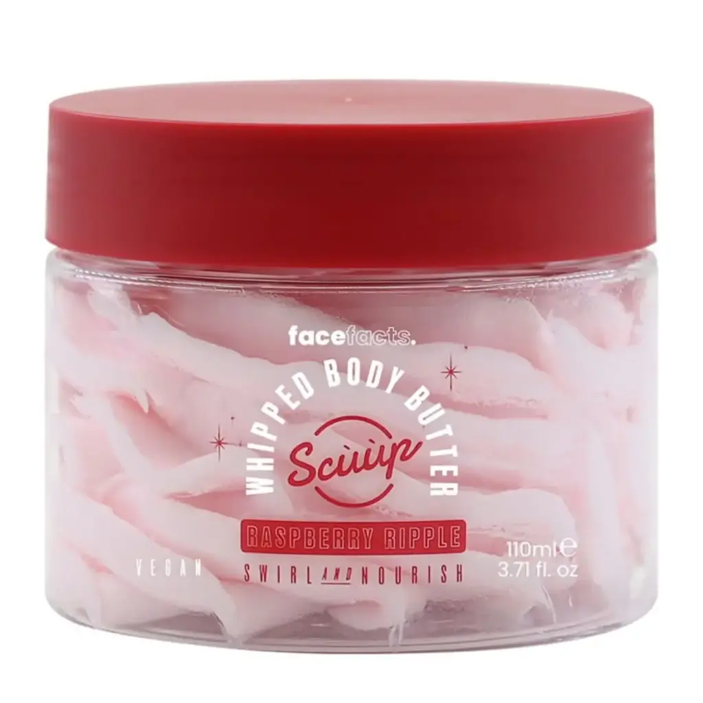 FACE FACTS - SCUUP WHIPPED BODY BUTTER RASPBERRY RIPPLE 110ML