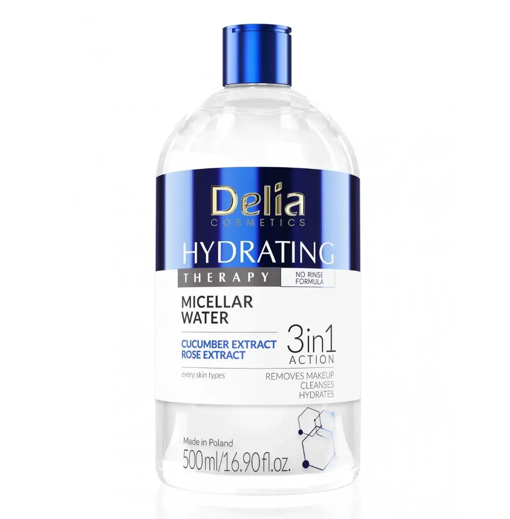 DELIA - HYDRATING THERAPY MICELLAR WATER 3IN1 ACTION 500ML