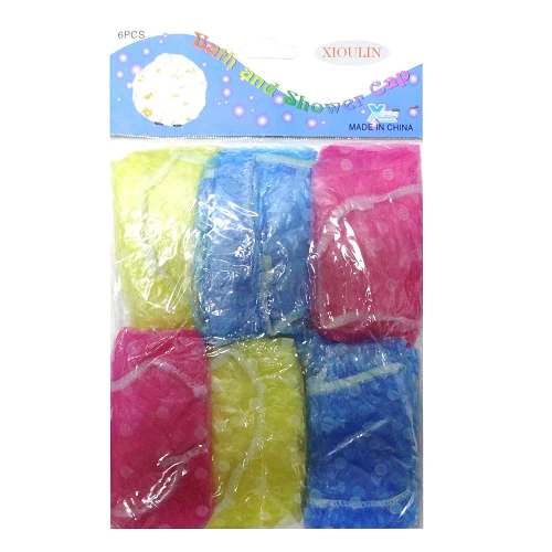 XIOULIN - BATH AND SHOWER CAP 6PCS