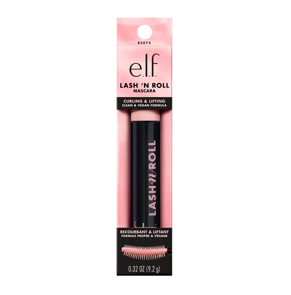E.L.F - LASH 'N ROLL CURLING & LIFTING MASCARA - PITCH BLACK - 9.2G