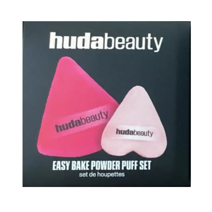 HUDA BEAUTY - EASY BAKE POWDER PUFF DUO 2 PIECES