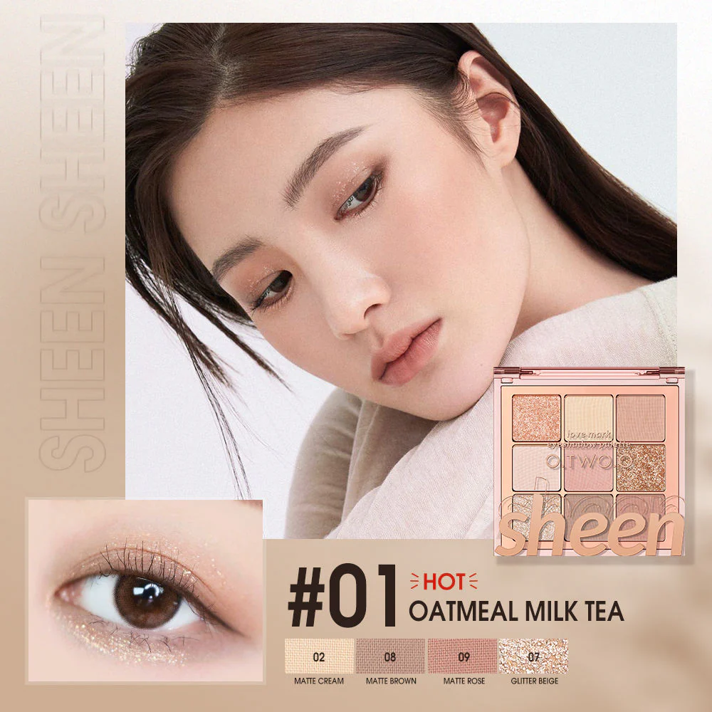O.TWO.O - SHEEN LOVE MARK EYESHADOW PALETTE 10G