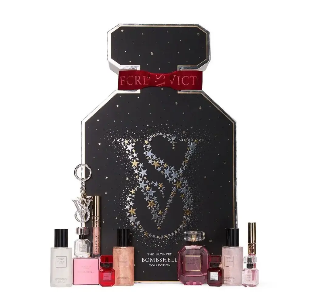 VICTORIA'S SECRET - 12 DAYS OF BOMBSHELL BEAUTY ADVENT CALENDAR GIFT SET 12PCS