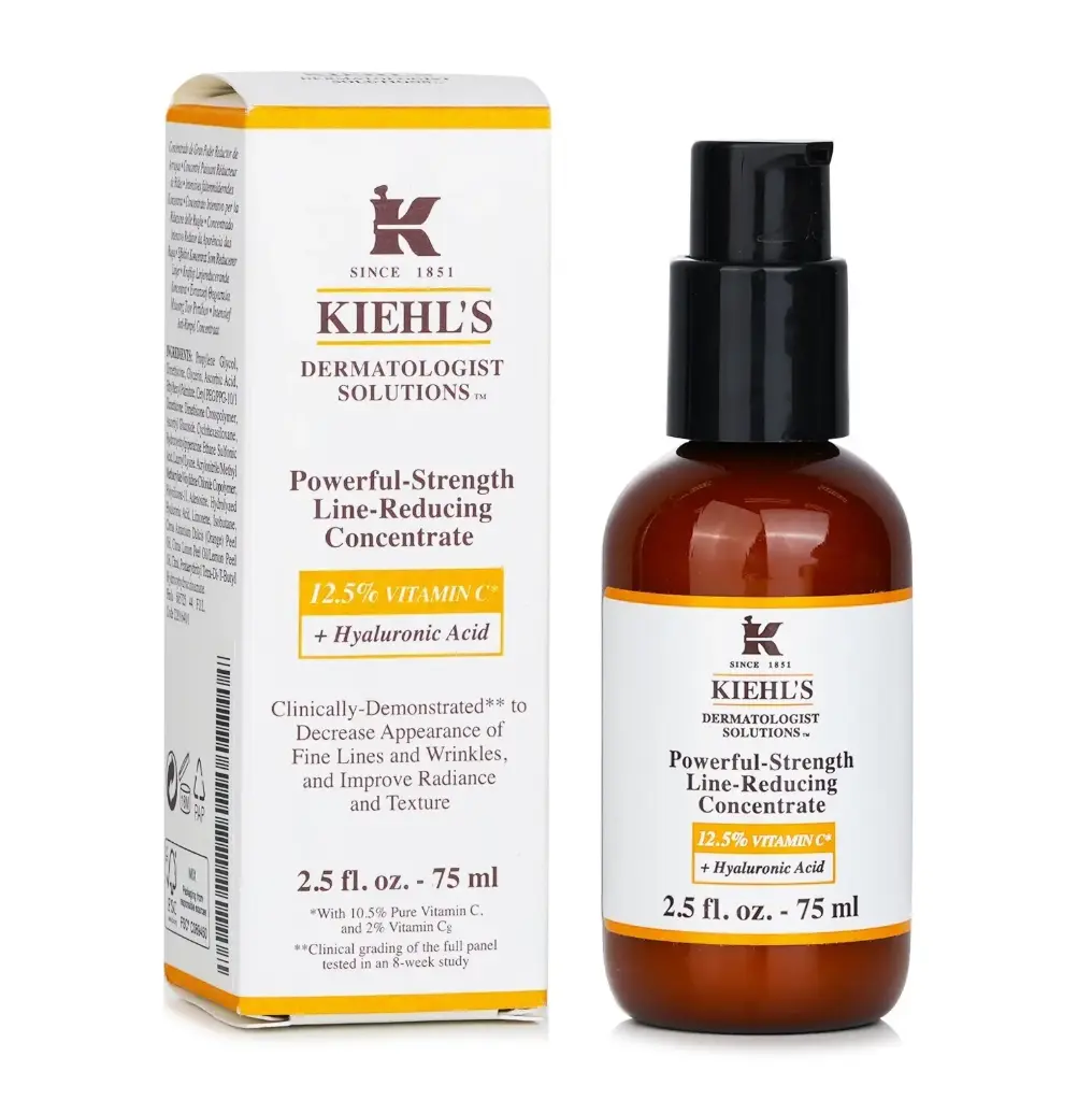 KIEHL'S - DERMATOLOGIST SOLUTIONS POWERFUL-STRENGTH LINE-REDUCING CONCENTRATE 12.5% VITAMIN C + HYALURONIC ACID 50ML
