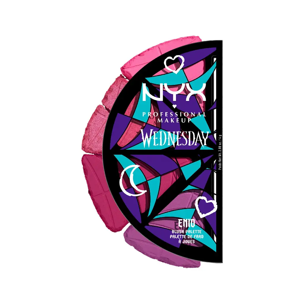 NYX - WEDNESDAY END BLUSH PALETTE 4 COLORS 2.88G