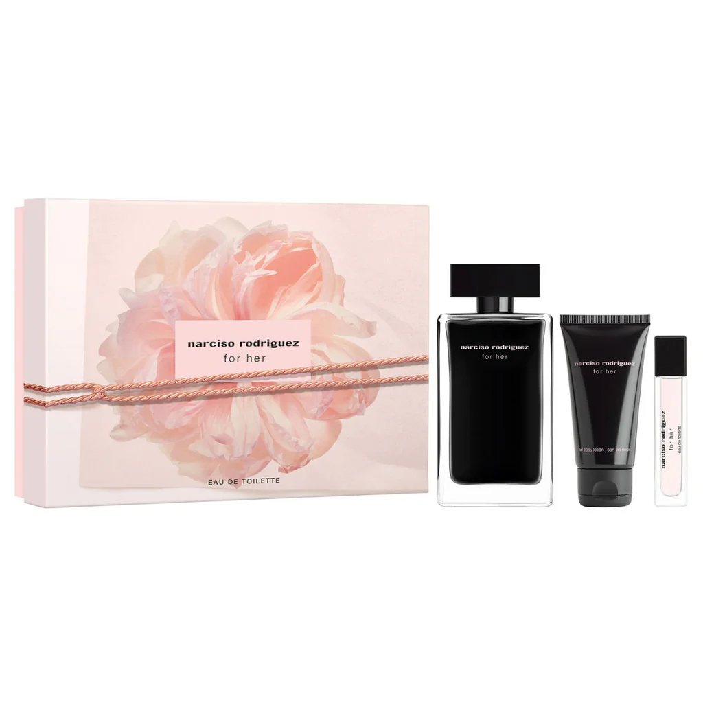 NARCISO RODRIGUEZ - GIFT SET FOR HER EDT 100ML + 10ML + LOTION 50ML