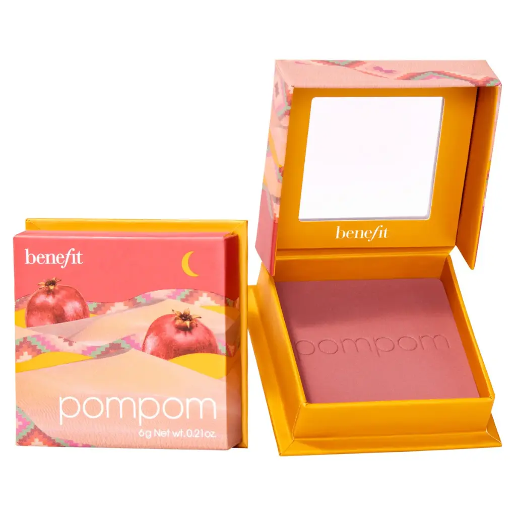 BENEFIT - POMPOM POMEGRANTE ROSE POWDER BLUSH 6G