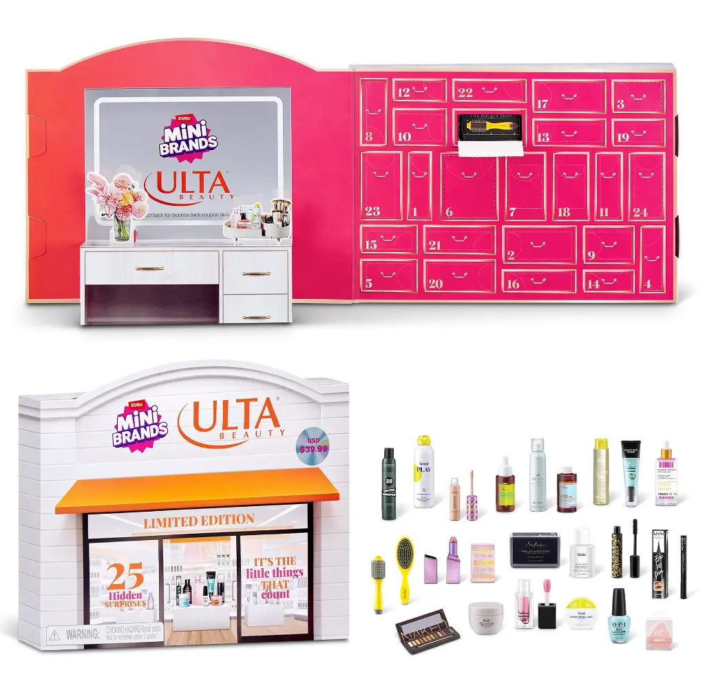 ULTA BEAUTY - MINI BRANDS ADVENT CHRISTMAS COUNTDOWN CALENDAR HOLIDAY 25TOYS
