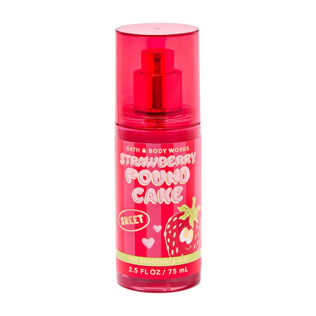 BATH & BODY WORKS - STRAWBERRY POUND CAKE FINE FRAGRANCE MIST 75ML 