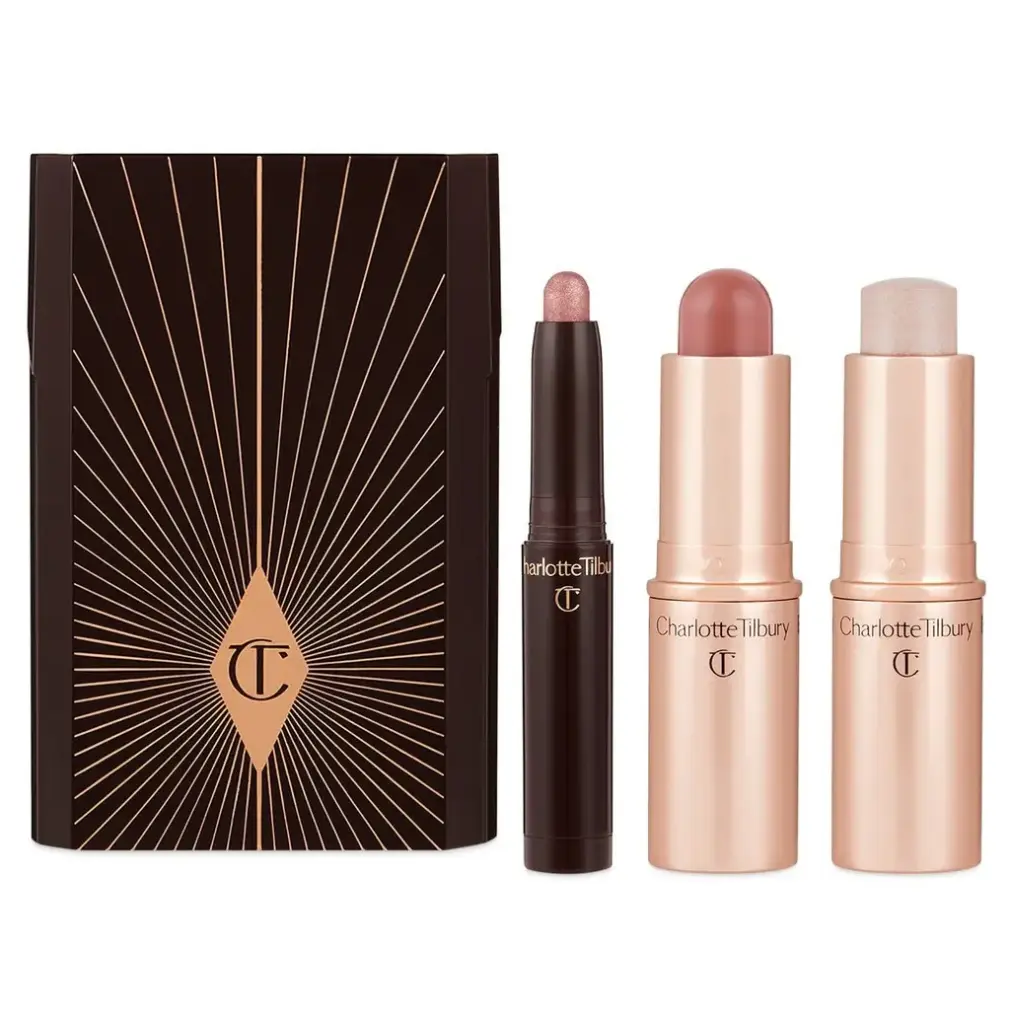 CHARLOTTE TILBURY - QUICK & EASY MAKEUP DATE NIGHT LOOK IN 5MIN 3PCS