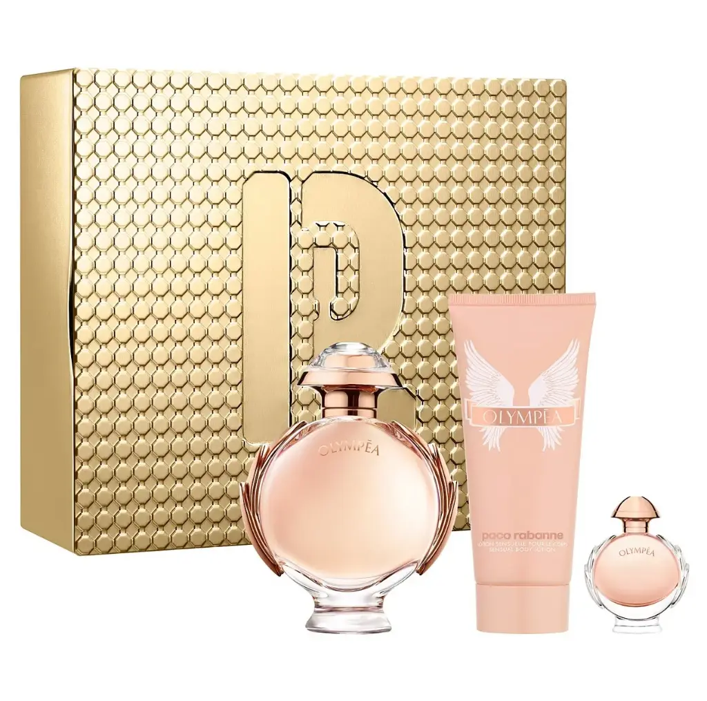 PACO RABANNE - GIFT SET OLYMPEA EDP 80ML+ 6ML + BODY LOTION 100ML