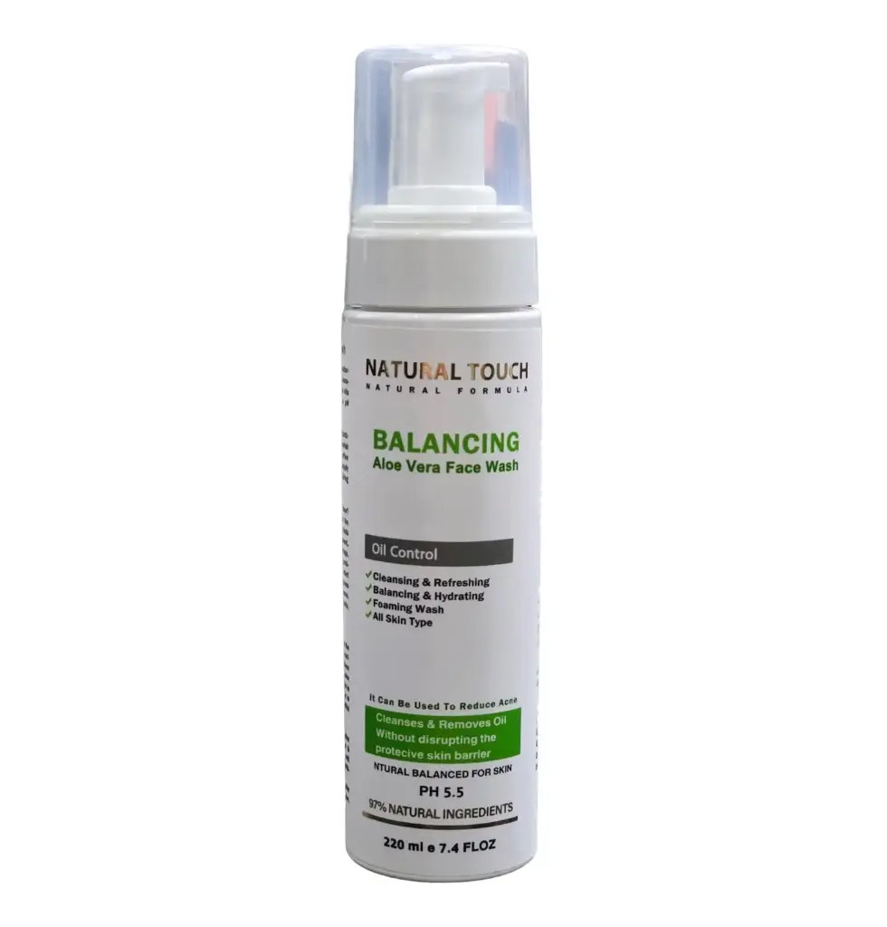 NATURAL TOUCH - BALANCING ALOE VERA FACE WASH 220ML