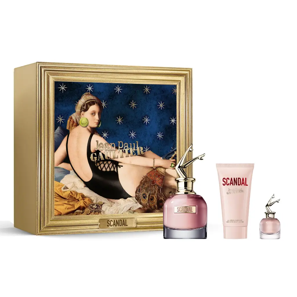 JEAN PAUL GAULTIER - GIFT SET SCANDAL EDP 80ML + 10ML + LOTION 75ML
