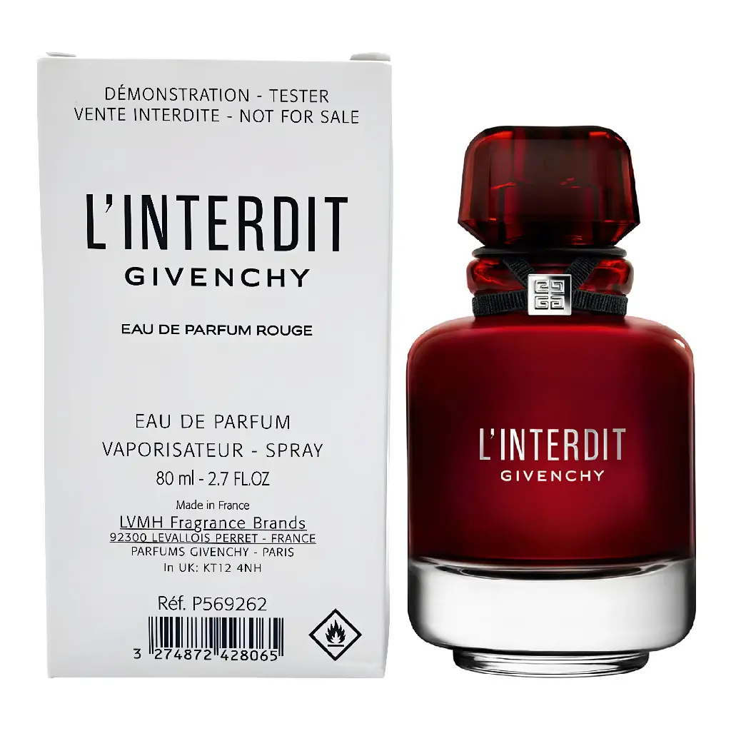 TESTER - GIVENCHY - L'INTERDIT EDP ROUGE 80ML