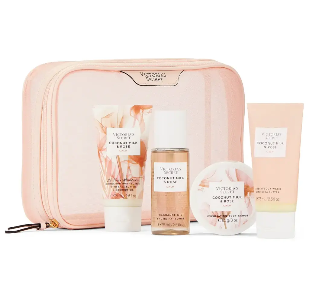 VICTORIA'S SECRET - THE BALANCE STARTER KIT COCONUT MILK & ROSE 4PCS