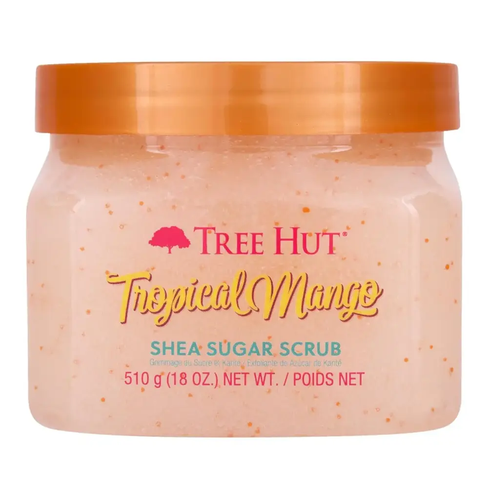 تري هات - مقشر الجسم بزبدة الشيا والسكر بنكهة تروبيكال مانجو 510 جرام