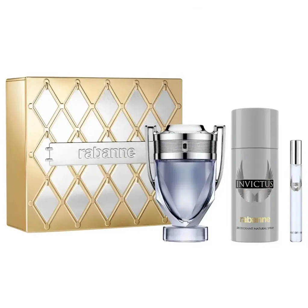 PACO RABANNE - GIFT SET INVICTUS EDT 100ML + 10ML + DEODORANT 150ML