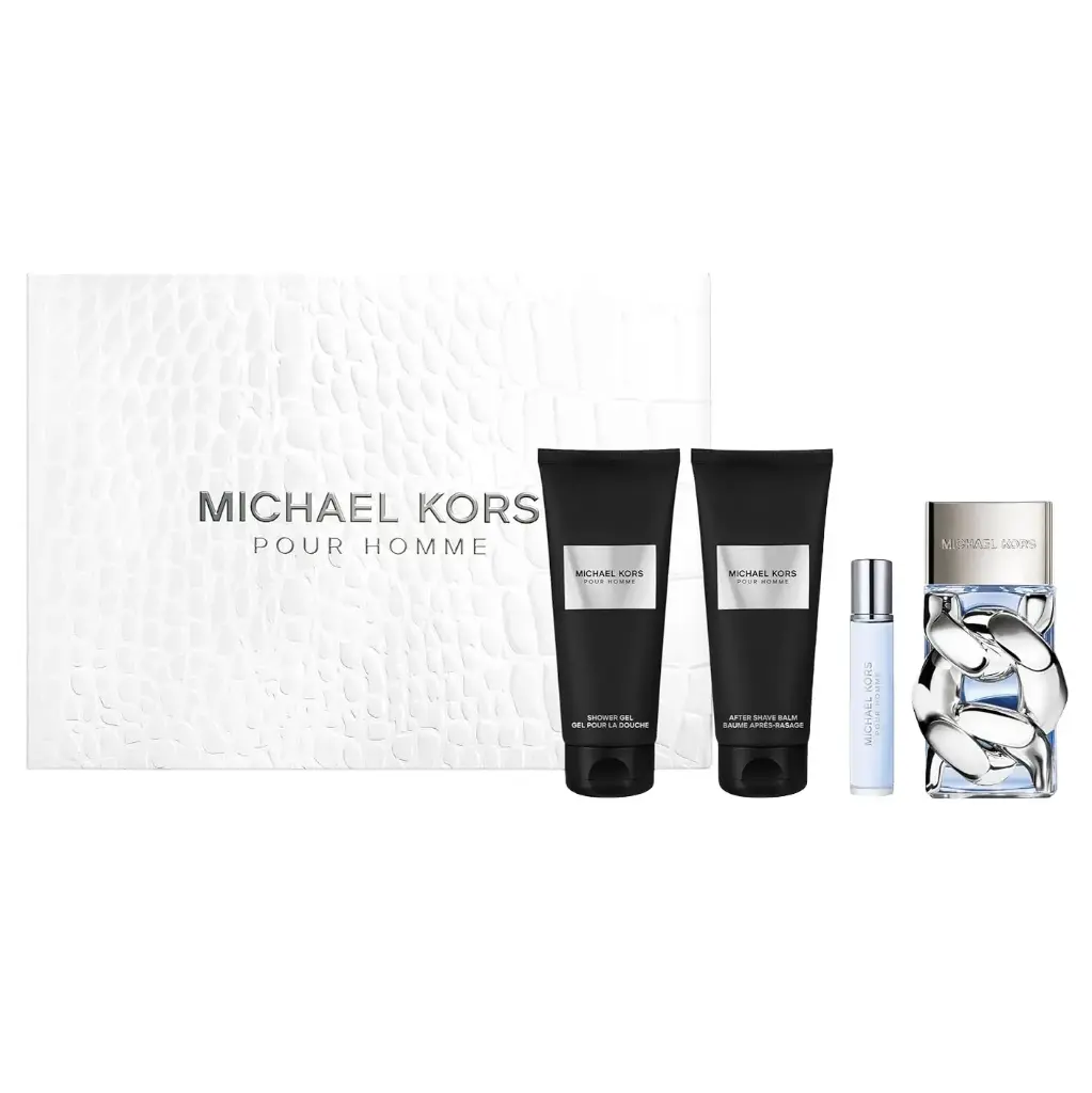 MICHAEL KORS - GIFT SET MICHAEL KORS POUR HOMME EDP 100ML + 10ML + SHOWER GEL 100ML + AFTER SHAVE 100ML