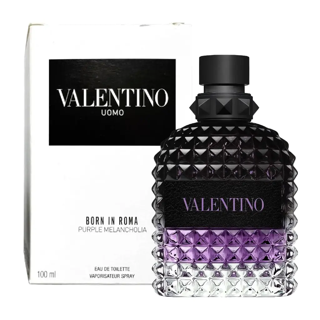 TESTER - VALENTINO UOMO - BORN IN ROMA PURPLE MELANCHOLIA EDT 100ML