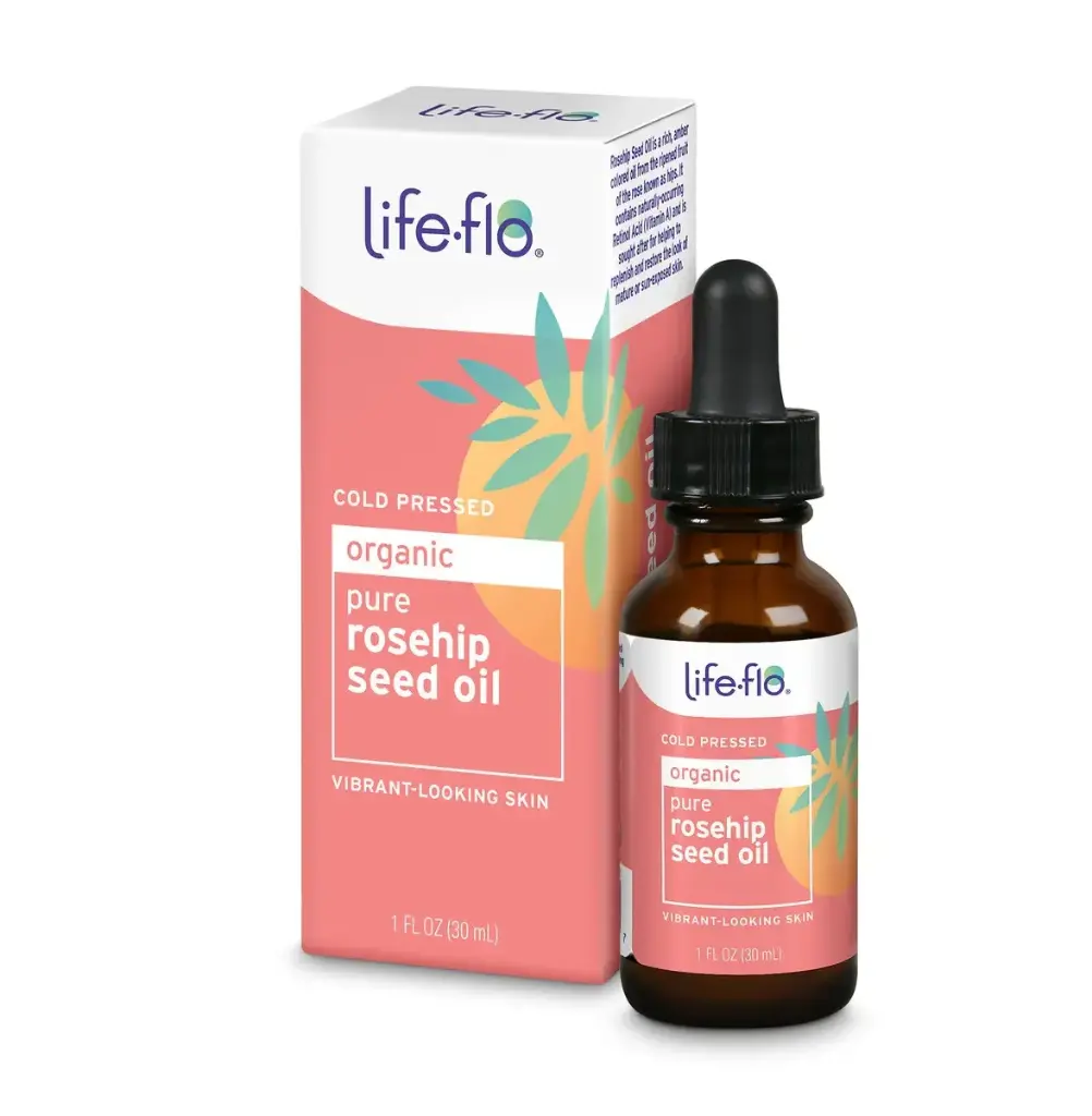 LIFE-FLO - ORGANIC PURE ROSEHIP SEED OIL  30ML