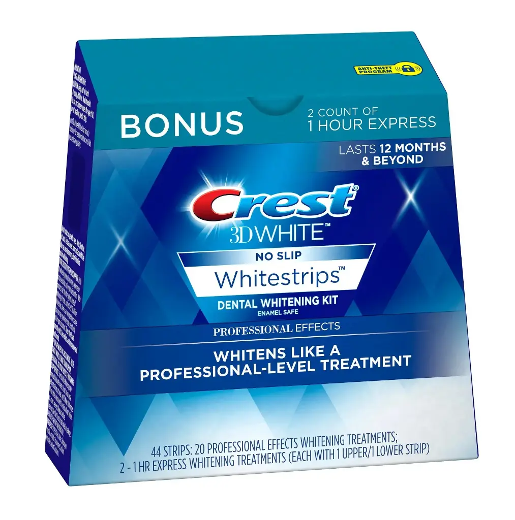 CREST - 3D WHITESTRIPS PROFESSIONAL EFFECTS WHITESTRIP 3D WHITE TEETH WHITENING STRIP KIT 44 STRIPS