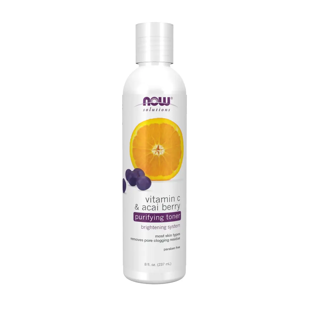 NOW SOLUTION - PURIFYING TONER VITAMIN C & ACAI BERRY 237ML