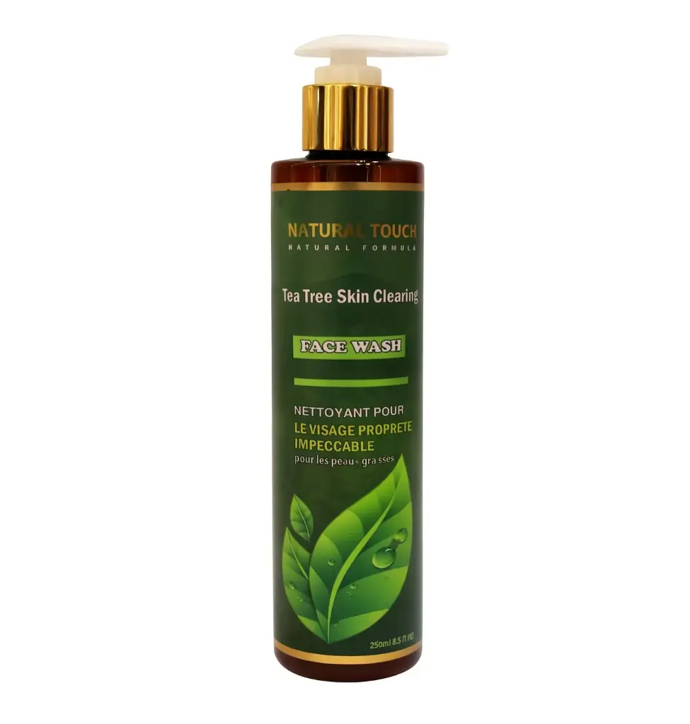 NATURAL TOUCH - TEA TREE SKIN CLEARING FACE WASH 250ML