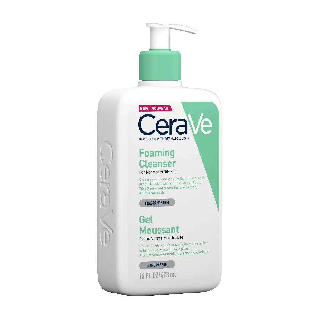 CERAVE - FOAMING CLEANSER FOR NORMAL TO OILY SKIN 473ML