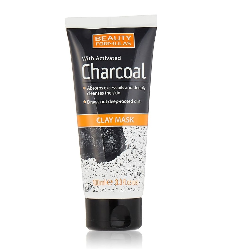 BEAUTY FORMULAS - CHARCOAL CLAY MASK 100ML