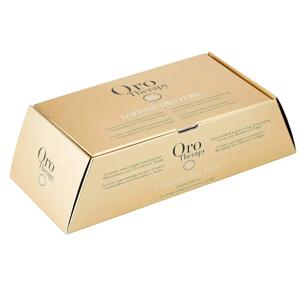 FANOLA - ORO THERAPY LOZIONE ORO PURO CONCENTRATED RESTRUCTURING ILLUMINATING LOTION 12PZ X 10ML