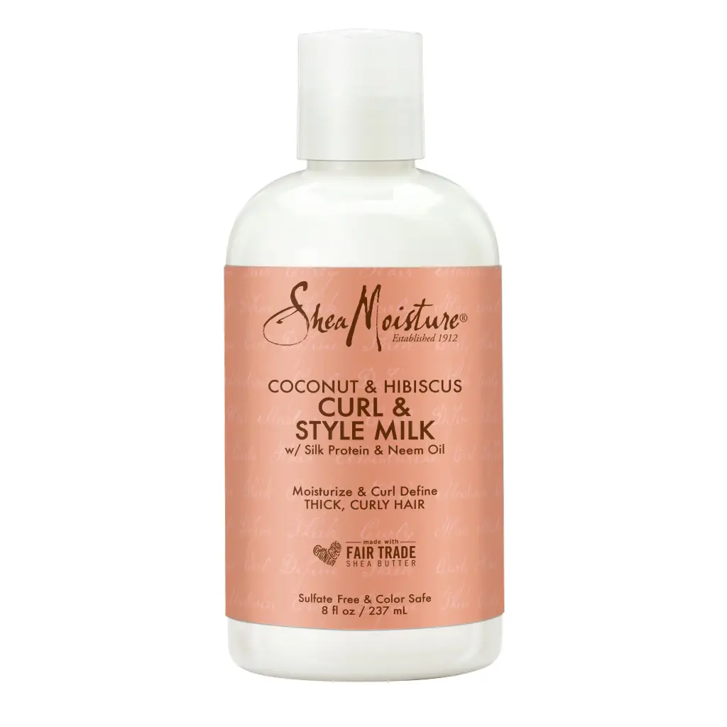 SHEA MOISTURE - COCONUT & HIBISCUS CURL & STYLE MILK 237ML ‏