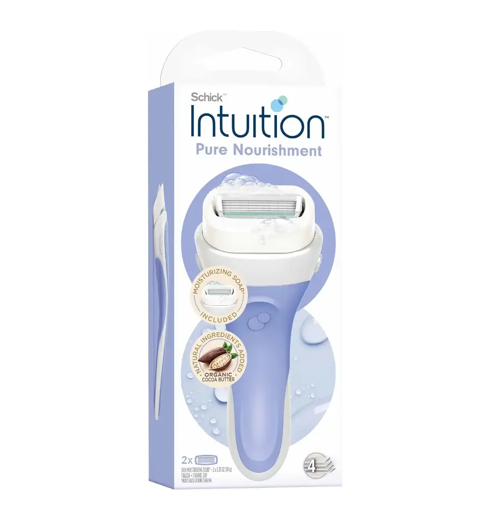SCHICK - INTUITION PURE NOURISHMENT + 2BLADES