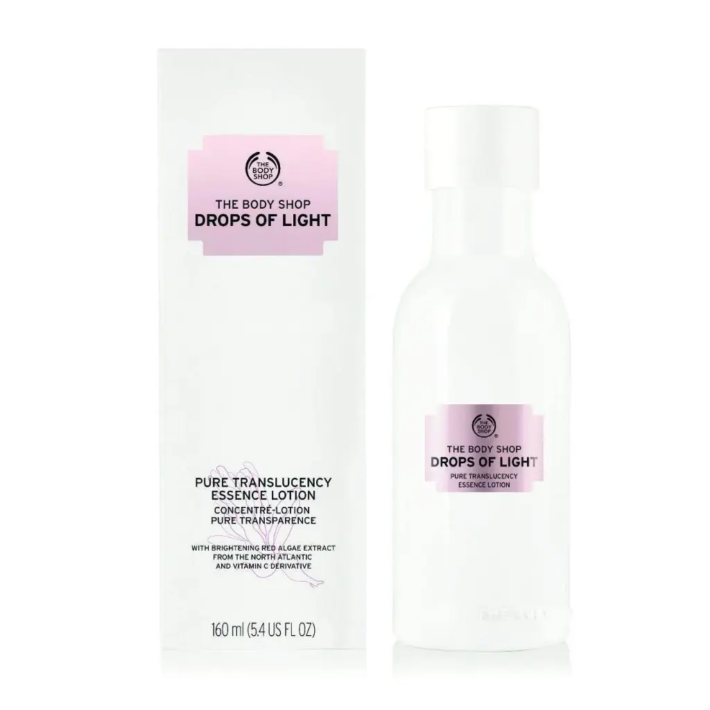 THE BODY SHOP - DROPS OF LIGHT PURE TRANSLUCENCY ESSENCE LOTION 160ML