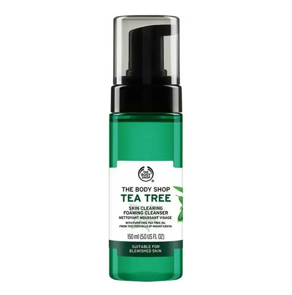 THE BODY SHOP - SKIN TEA TREE CLEARING FOAMING CLEANSER 150ML