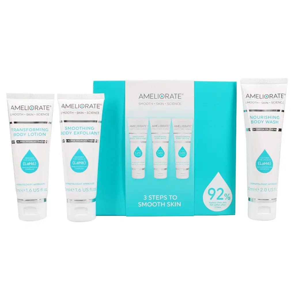 AMELIORATE - SMOOTH SKIN SCIENCE BODY CARE KIT 3PCS