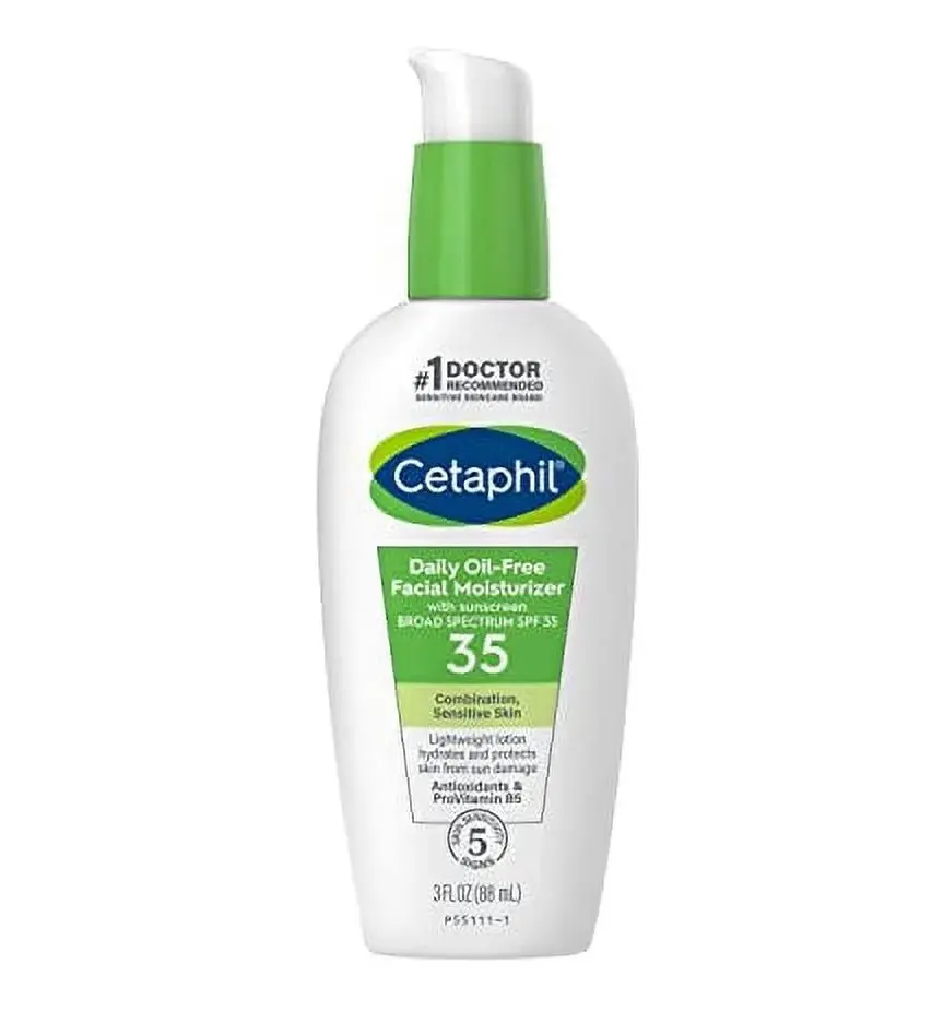 CETAPHIL - DAILY OIL FREE FACIAL MOISTURIZER WITH SUNSCREEN SPF35 88ML