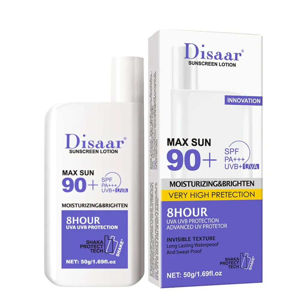 DISAAR - SPF90 SUNSCREEN PA+++ WHITENING CREAM SUNBLOCK SKIN PROTECTIVE ANTI-AGING 50G