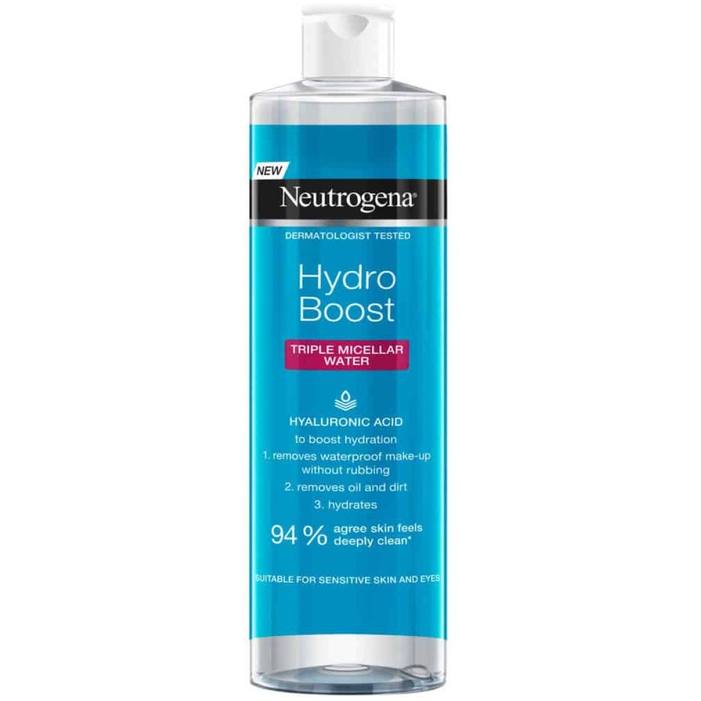 NEUTROGENA - HYDRO BOOST HYALURONIC ACID TRIPLE MICELLAR WATER 400ML