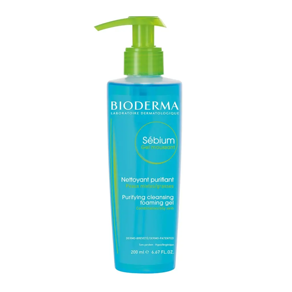 BIODERMA - SEBIUM FACE WASH GEL 200ML