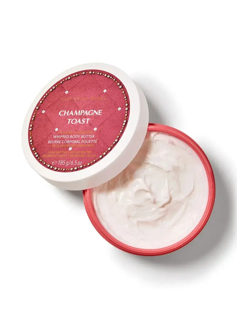 BATH & BODY WORKS - CHAMPAGNE TOAST WHIPPED BODY BUTTER 185G