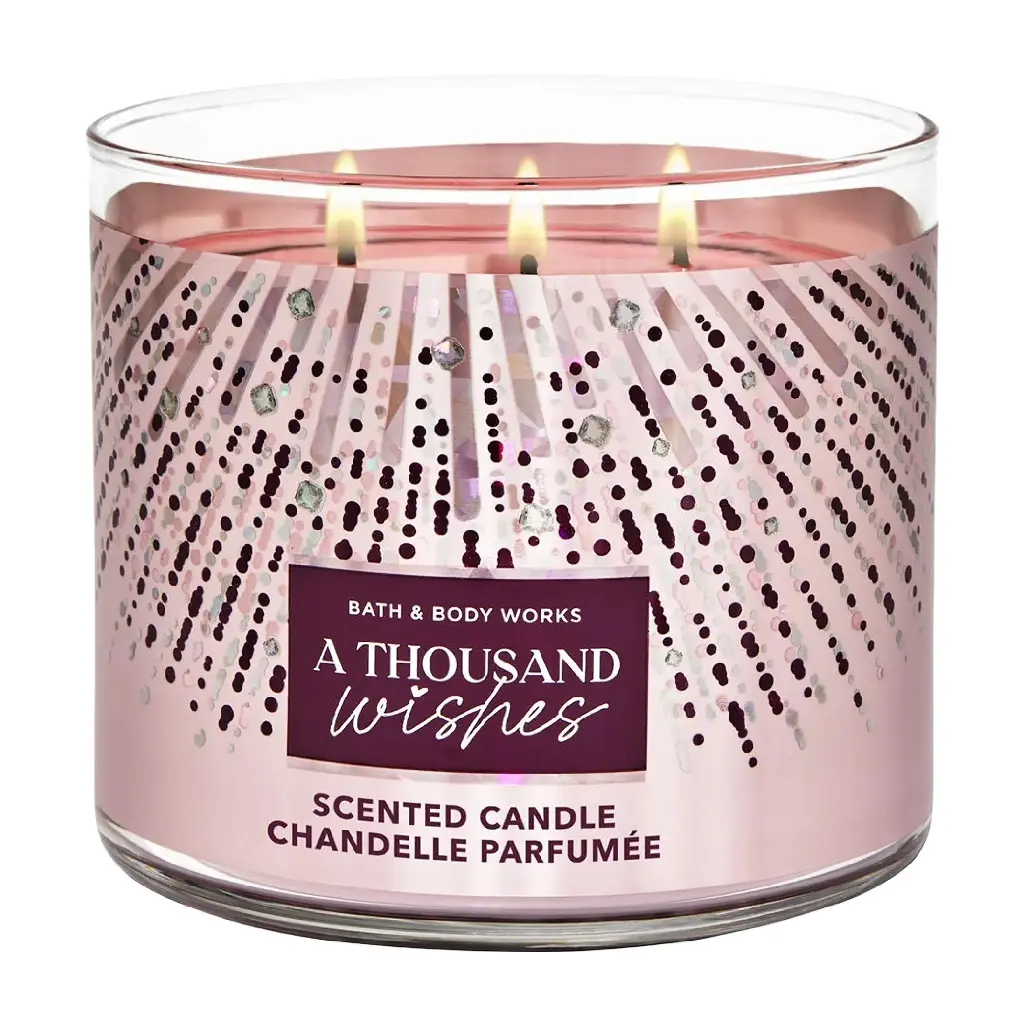 BATH & BODY WORKS - A THOUSAND WISHES SCENTED CANDLE 411G