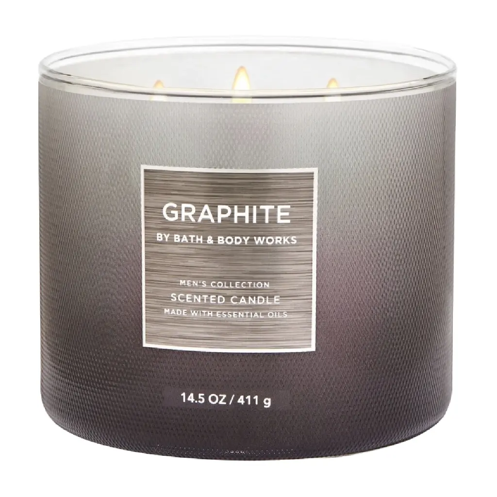 BATH & BODY WORKS - GRAPHITE CANDLE 411G