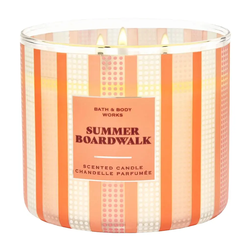 BATH & BODY WORKS - SUMMER BOARDWALK CANDLE 411G