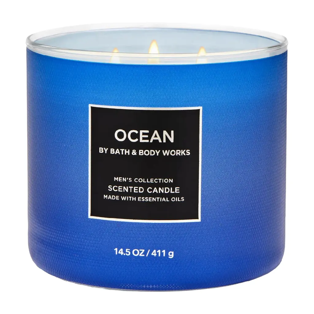 BATH & BODY WORKS - OCEAN CANDLE 411G